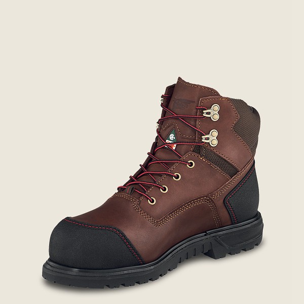 Botas de Seguridad Red Wing Hombre Marrom/Negros - Brnr Xp - 6-Inch Waterproof Csa Toe - 430-APGQNO